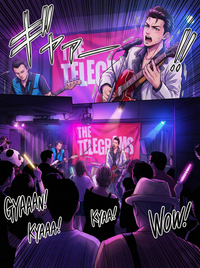 LIVE HOUSE BLACK&BLUE 6/9ロックの日 THE TELEGRAMS ONEMAN LIVE