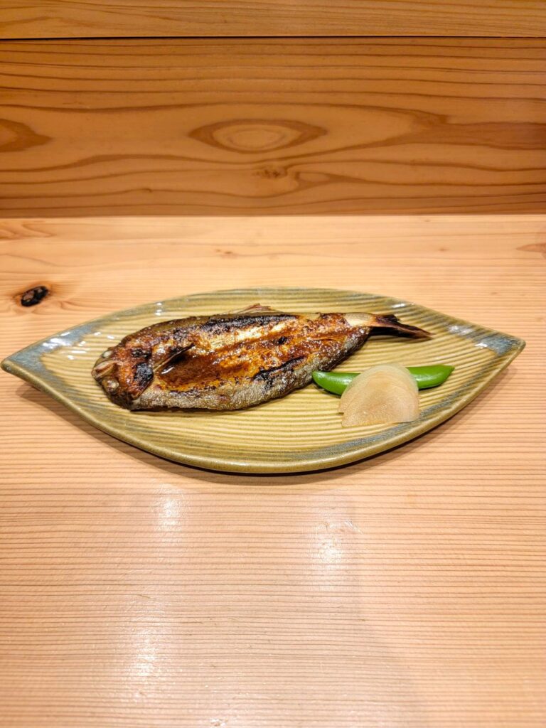 久我山 和食割烹「ヨイノフネ」 新物 鮎の風干し肝の香り